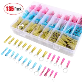 135Pcs Heat Shrink Wire Connectors