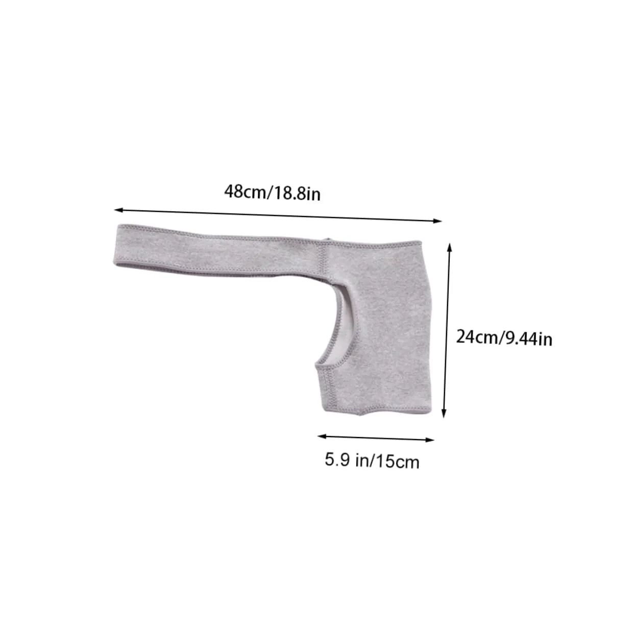 1pc Shoulder Strap Shoulder Pads for Women Shoulder Tendonitis Brace Rotator Cuff Pillow Rotator Cuff Sleeve Sling Charcoal Fibre The Shoulder Miss