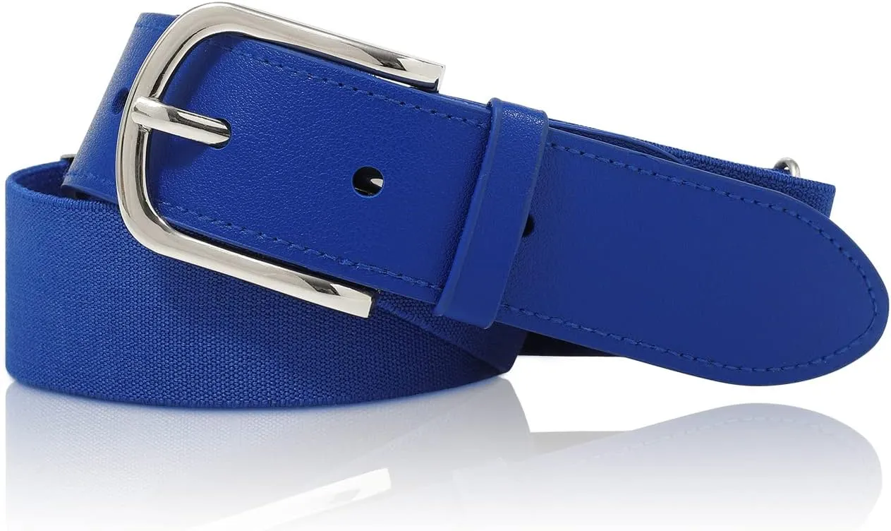 AWAYTR Adult and Youth Baseball Belt - Elastic Adjustable Softball Uniform Belts for Kids Boys and Girls