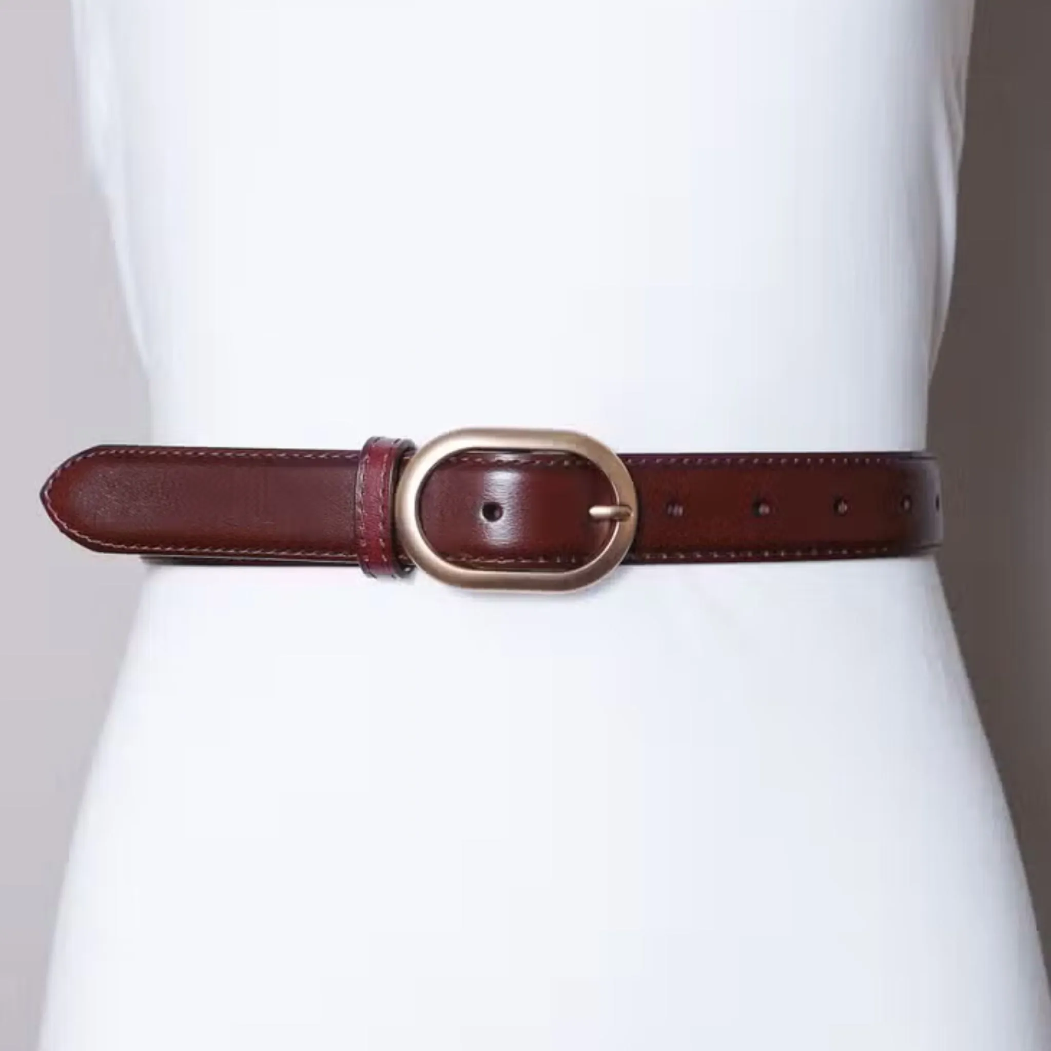 Brown Leather Belt