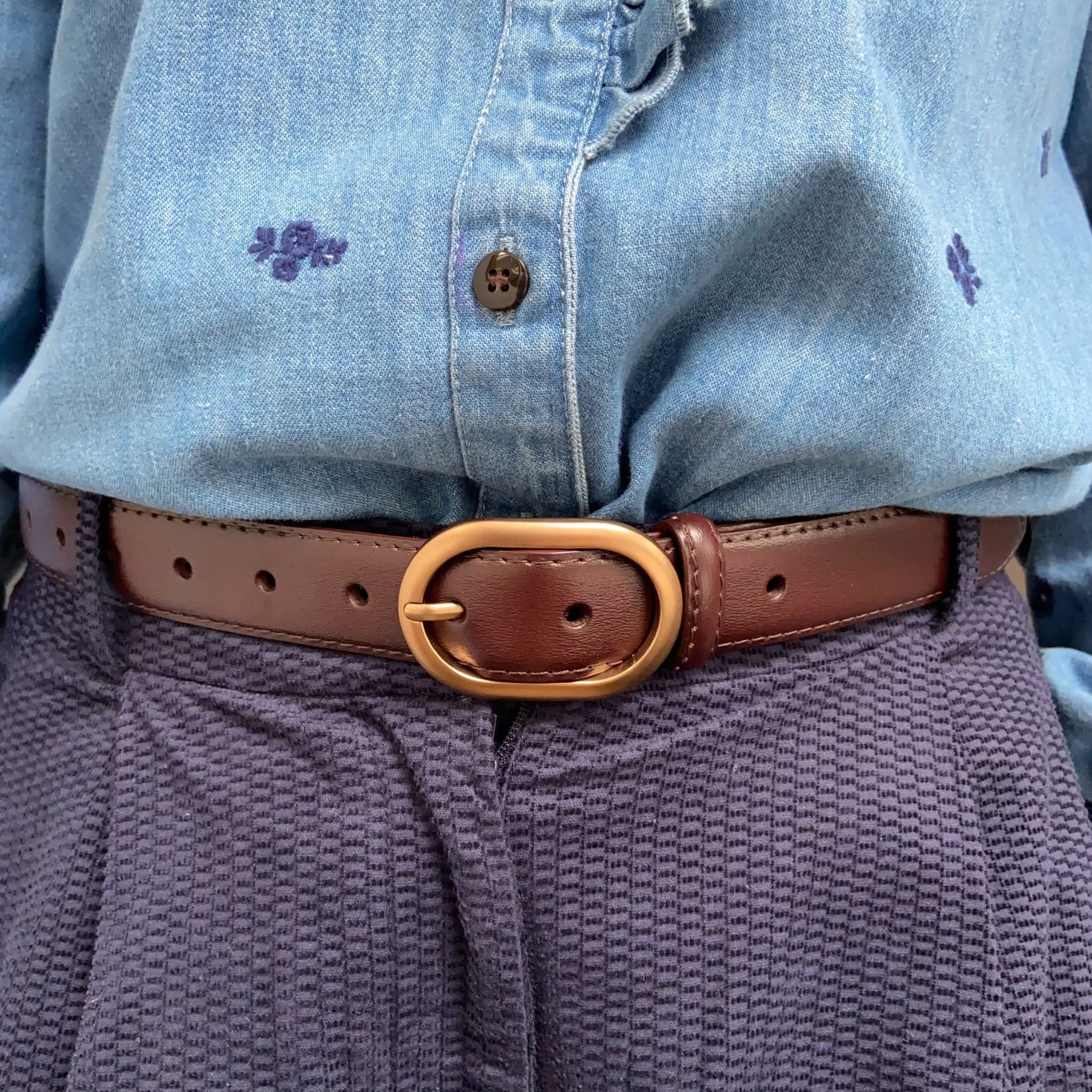 Brown Leather Belt