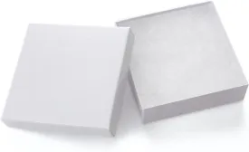 GEFTOL Jewelry Gift Boxes 20 Pack 3.5x3.5x1 Inch Cardboard Jewelry Boxes,Small Gift Boxes for Jewelry Earrings Necklaces Handmade Bangles Bracelets(White)