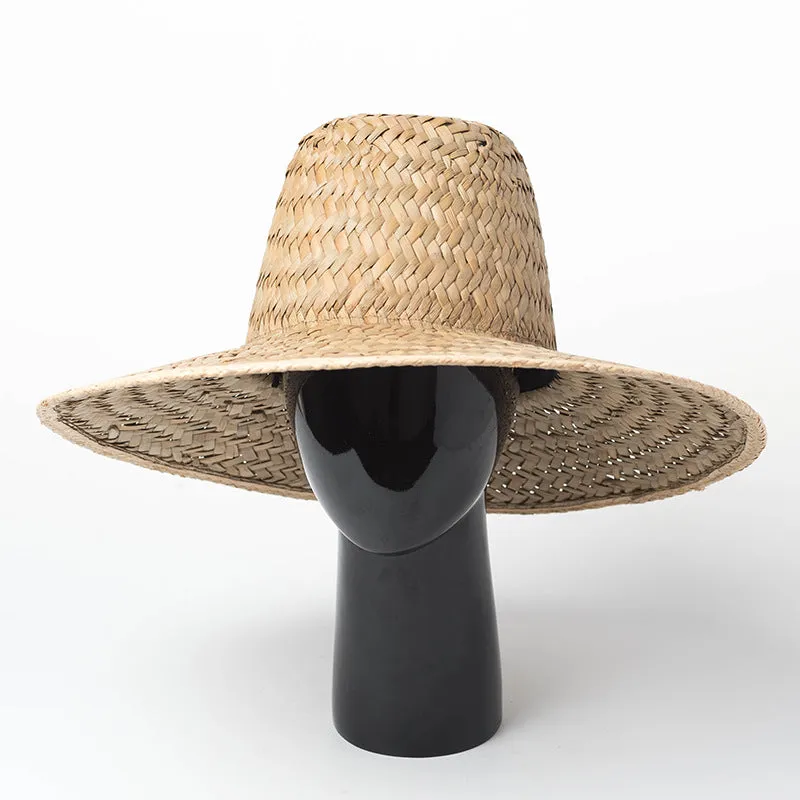 Handwoven Wide Brim Straw Hat