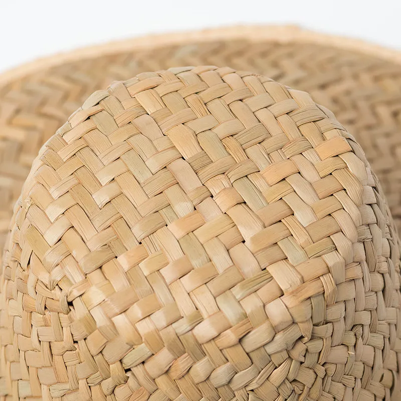 Handwoven Wide Brim Straw Hat
