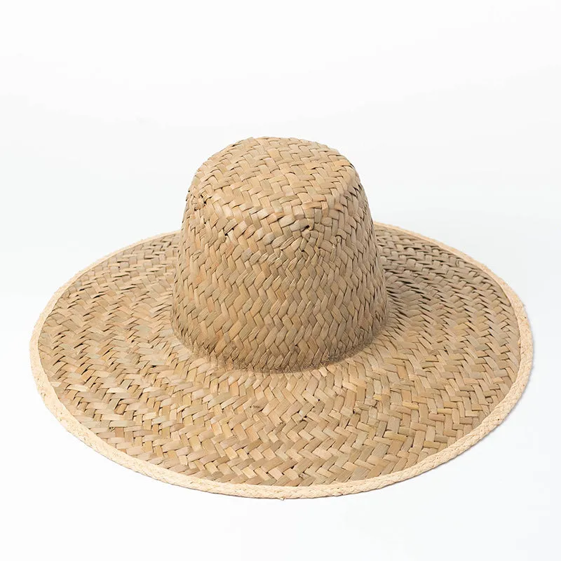 Handwoven Wide Brim Straw Hat
