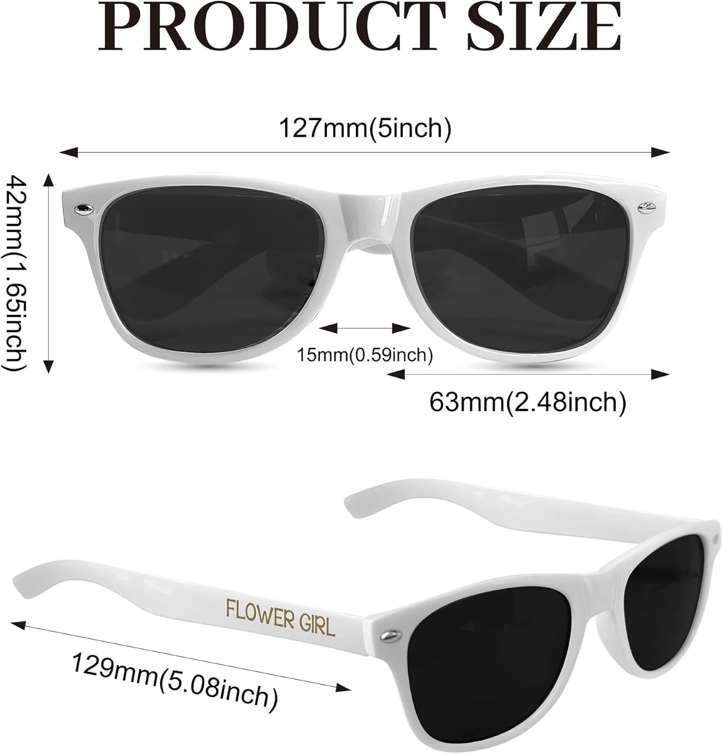 LADY&HOME Ring Security & Ring Bearer Sunglasses,Ring Bearer/Ring Security Proposal,Wedding Favors Gift for Little Boys