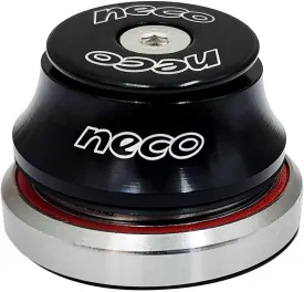 NECO Full Integrated Headset 1-1/8" - 1.5" Tapered 15mm Top Cone, Black, NC2871-T
