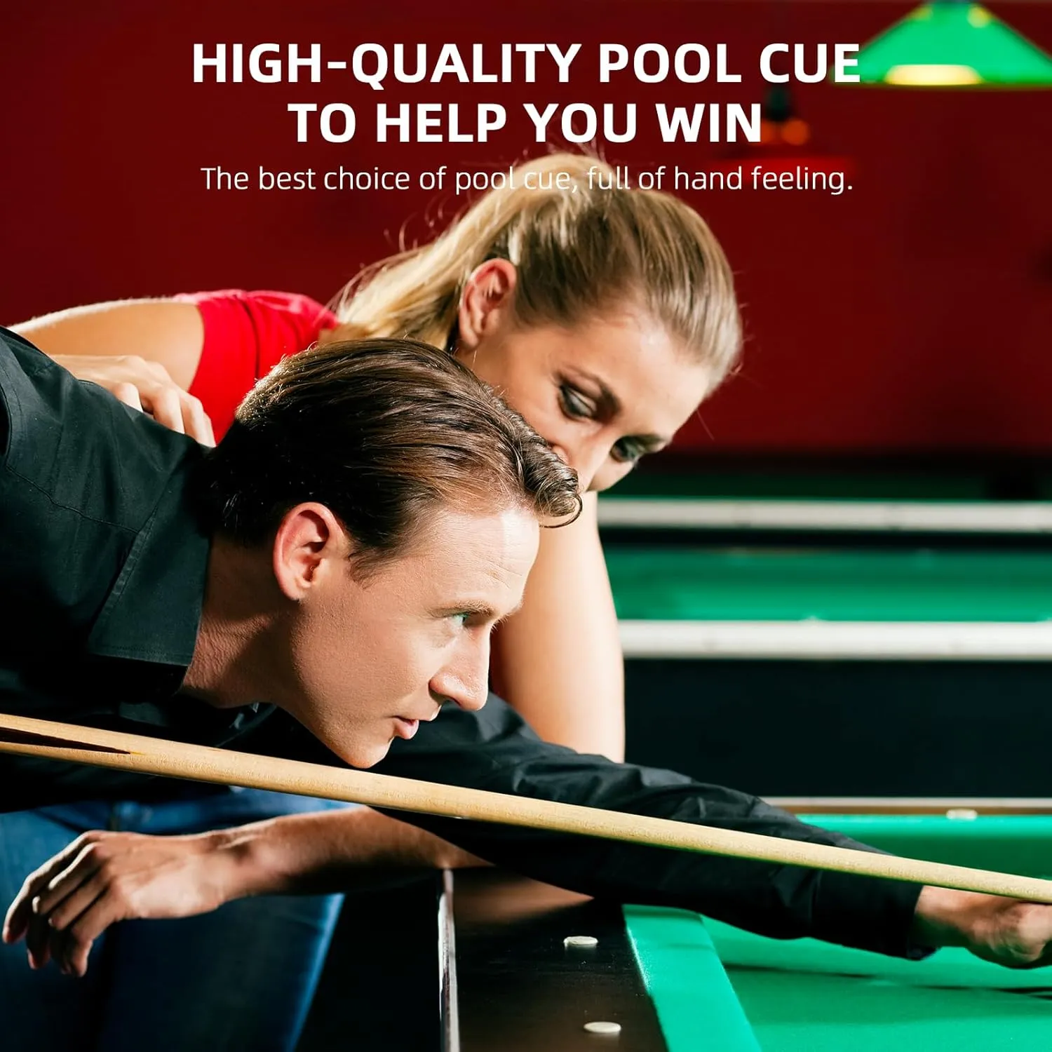 Pool Cue Stick/Billairds cue Stick with 13mm Fiber Leather tip, Different Size, 58 or 48" or 42" Set of 2, Set of 4, Weight 18OZ, 20OZ
