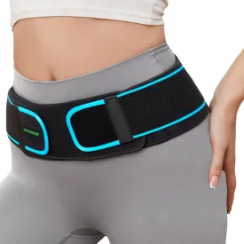 Sacroiliac SI Joint Hip Belt,Lower Back Support Brace for Men and Women,Pregnant Pelvic Trochanter Support Belt,Sciatica Pelvis Lumbar Hip Pain Relief(Black, Large)