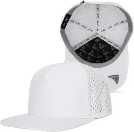 Salt Mafia Flat Brim Waterproof Hats for Men - Performance Snapback Surfer Hat