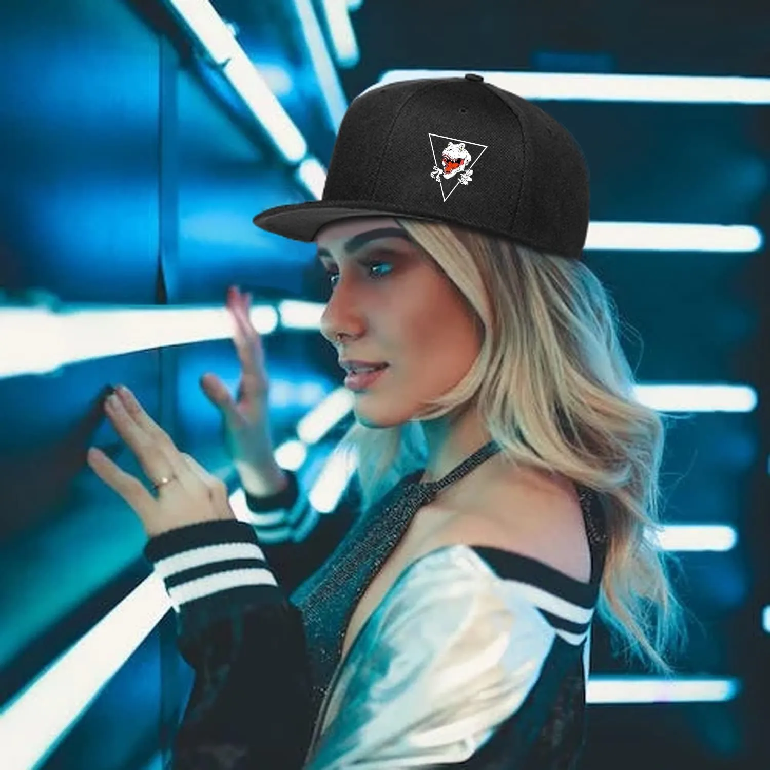 Snapback Hats for Boys Mens Snapback Hats Flat Bill Brim Women's Baseball Cap Cute Funny Hat Trucker Dad Hat