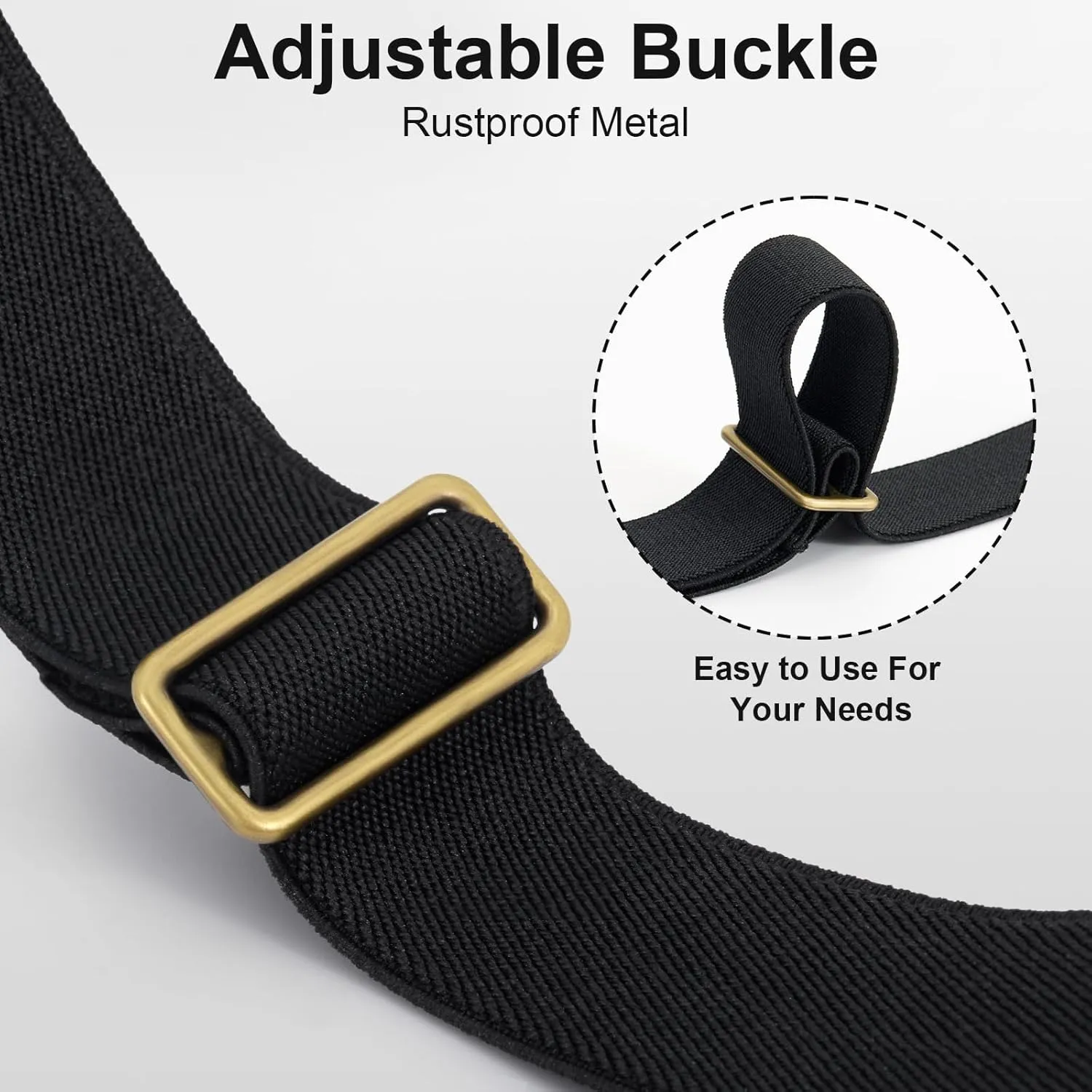 WHIPPY 2 Pack Buckle Free Comfortable Elastic Belt for Women or Men, Buckle-less No Bulge No Hassle Invisible Belts