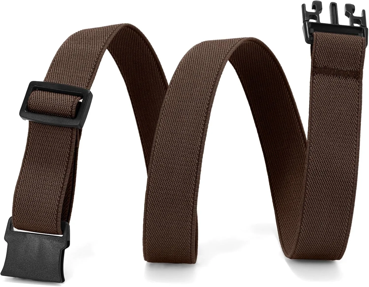 WHIPPY Elastic Kids Belt for Boys Girls - Stretch Invisible Belt with Adjustable Clip Buckle Latch Belts for School Sports
