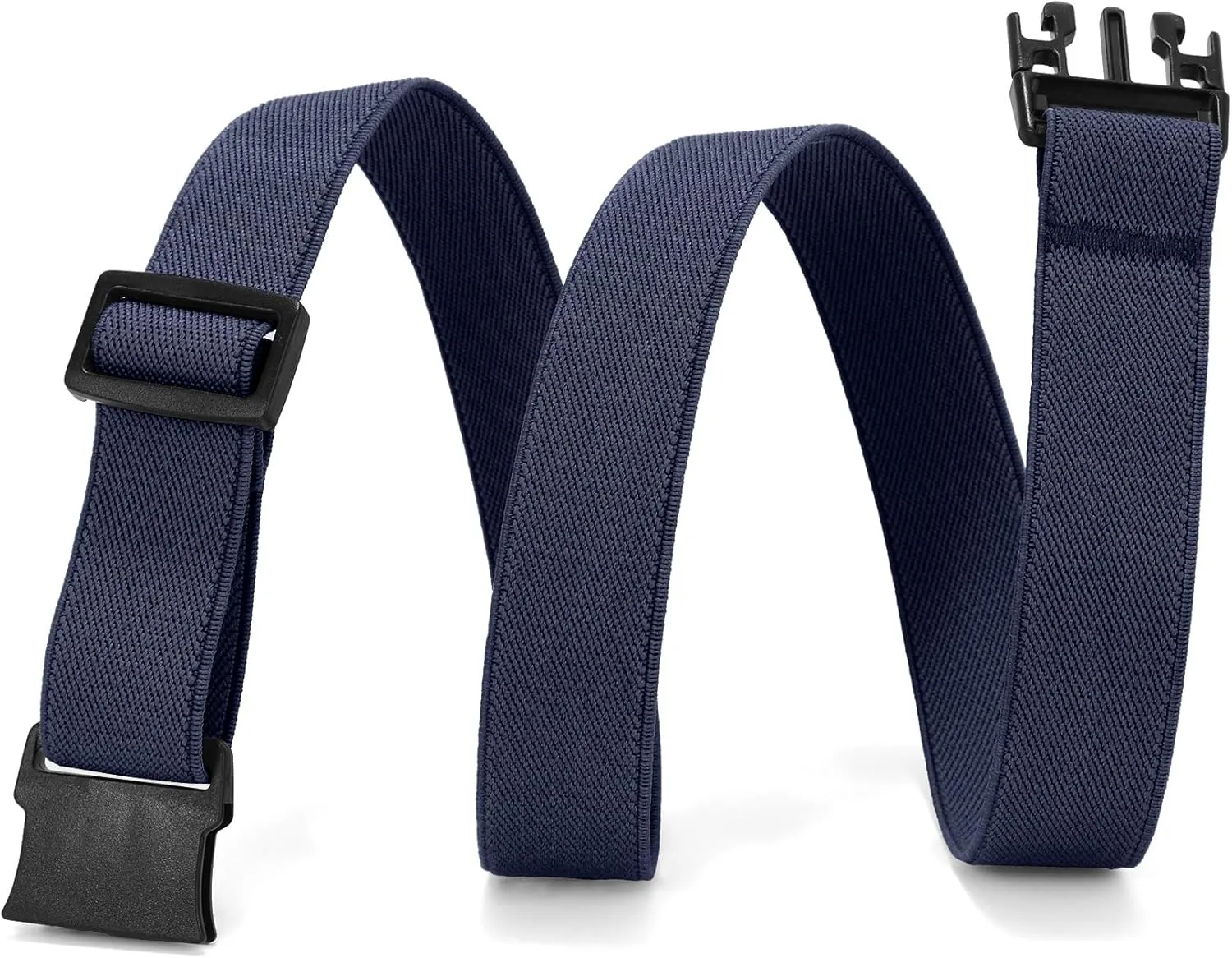 WHIPPY Elastic Kids Belt for Boys Girls - Stretch Invisible Belt with Adjustable Clip Buckle Latch Belts for School Sports