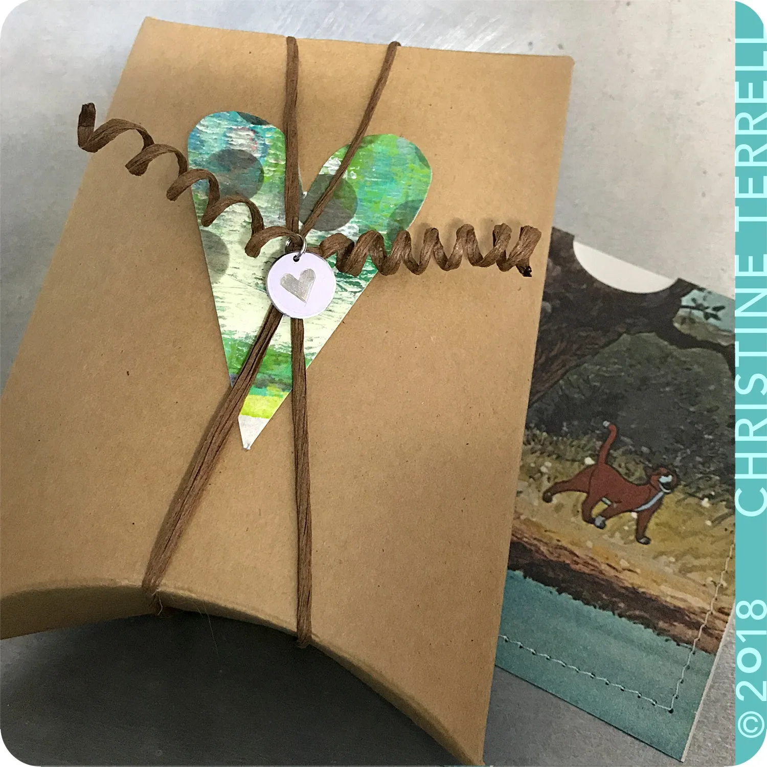 White & Yellow Green Slow Fashion Tin Earrings